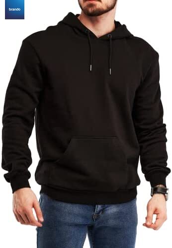 "Unisex Oversized Hoodie: Comfort & Style for Everyone"- 2 PC'S - Black - Brando - Basic Clothing for Men