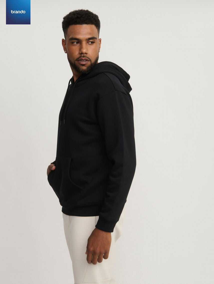 "Unisex Oversized Hoodie: Comfort & Style for Everyone"- 2 PC'S - Black - Brando - Basic Clothing for Men