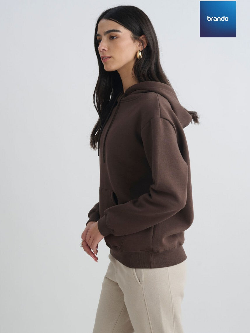 "Unisex Oversized Hoodie: Comfort & Style for Everyone" - Brown - 2 PC'S - Brando - Basic Clothing for Men
