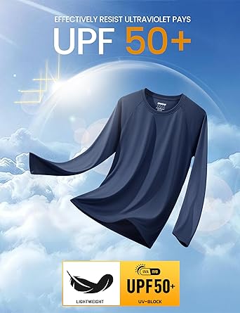 بلوزه طويلة درايفت COOL-DRY ضد التعرق UPF حماية