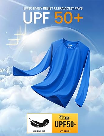 بلوزه طويلة درايفت COOL-DRY ضد التعرق UPF حماية