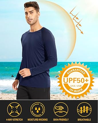 بلوزه طويلة درايفت COOL-DRY ضد التعرق UPF حماية