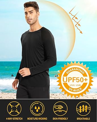 بلوزه طويلة درايفت COOL-DRY ضد التعرق UPF حماية