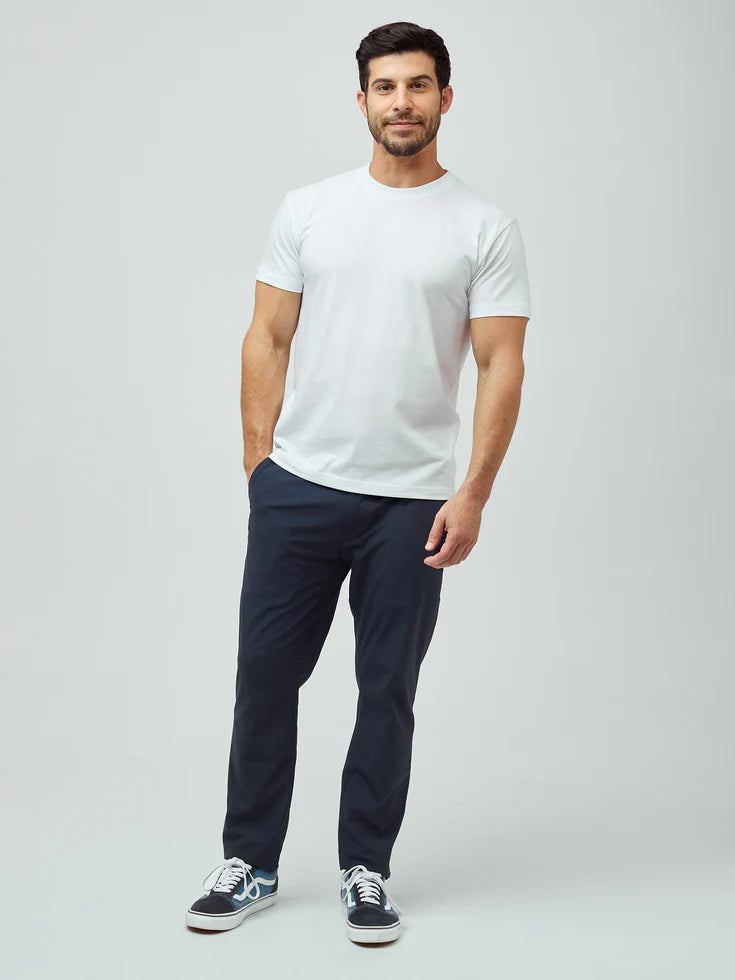 Crew Neck Regular Cotton 100% T-shirt - white