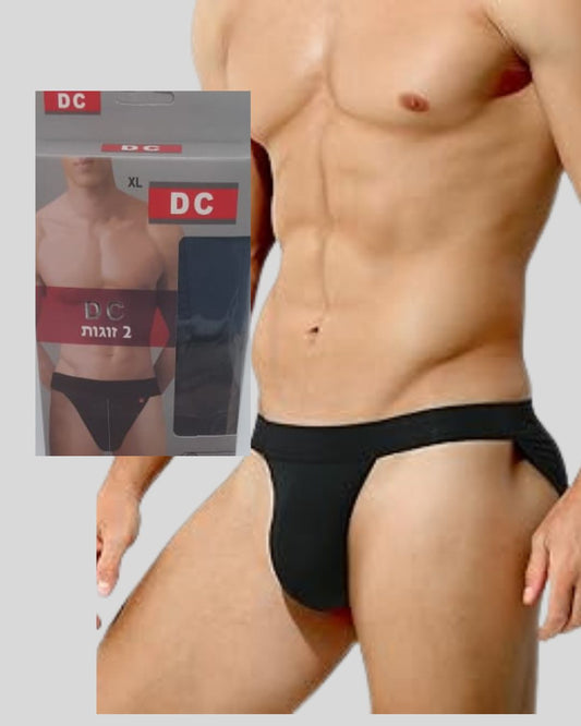 2 PCS -  MEN'S TANGA BRIEFS - D.C