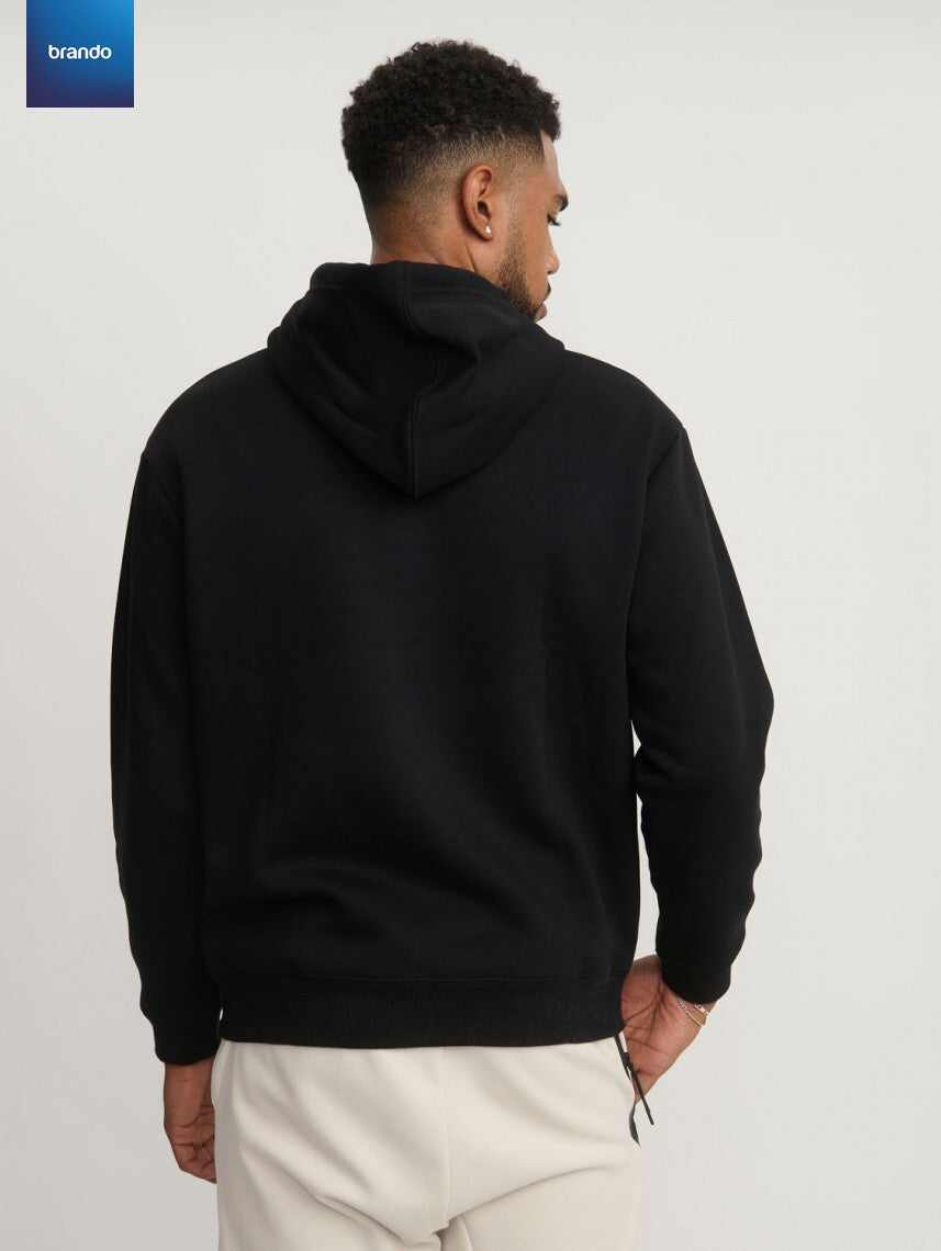 "Unisex Oversized Hoodie: Comfort & Style for Everyone"- 2 PC'S - Black - Brando -  Basic Clothing for Men