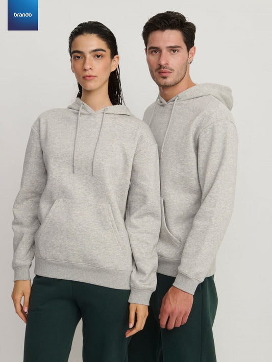 "Unisex Oversized Hoodie: Comfort & Style for Everyone" - GRAY - 2 PC'S - Brando -  Basic Clothing for Men