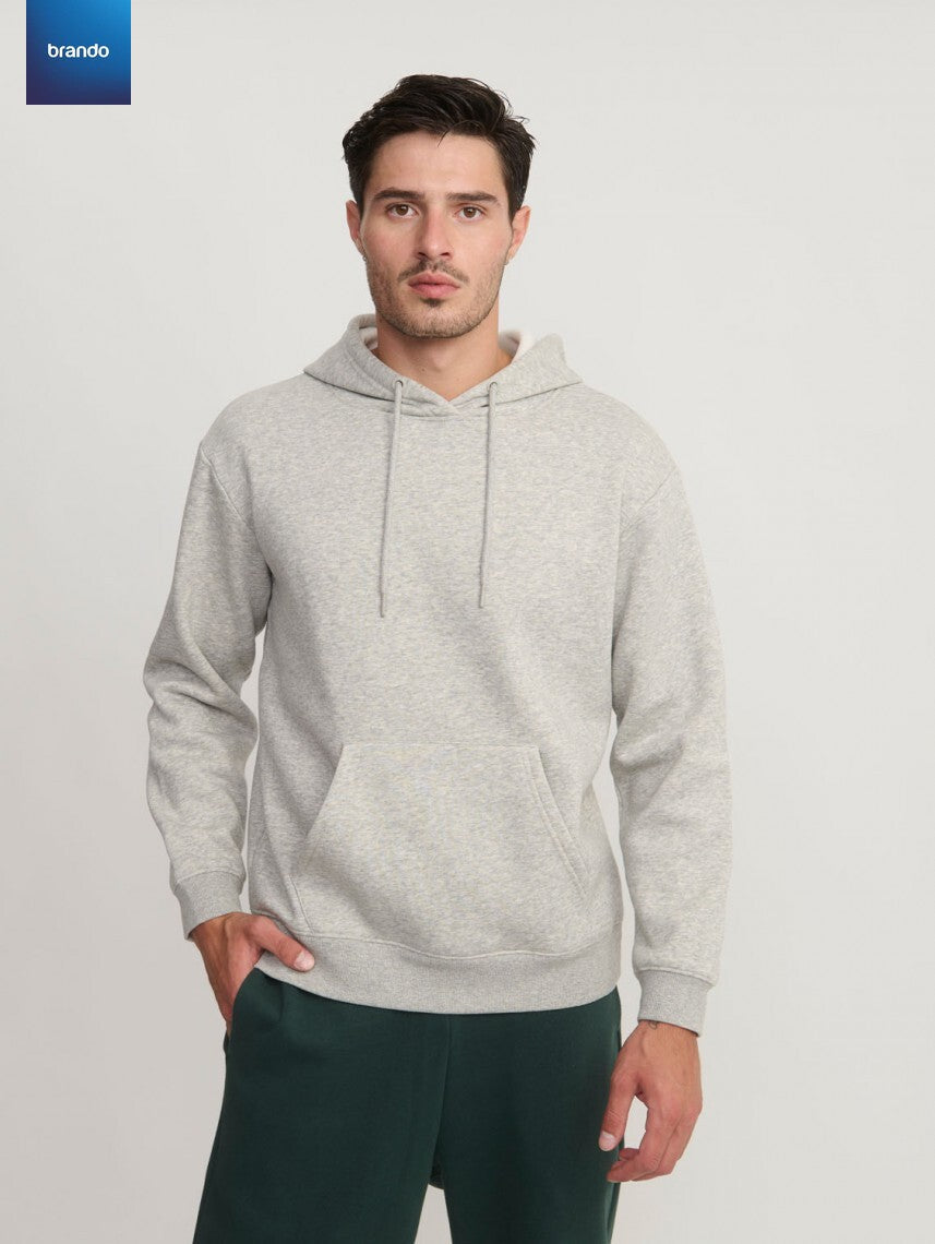 "Unisex Oversized Hoodie: Comfort & Style for Everyone" - GRAY - 2 PC'S - Brando -  Basic Clothing for Men