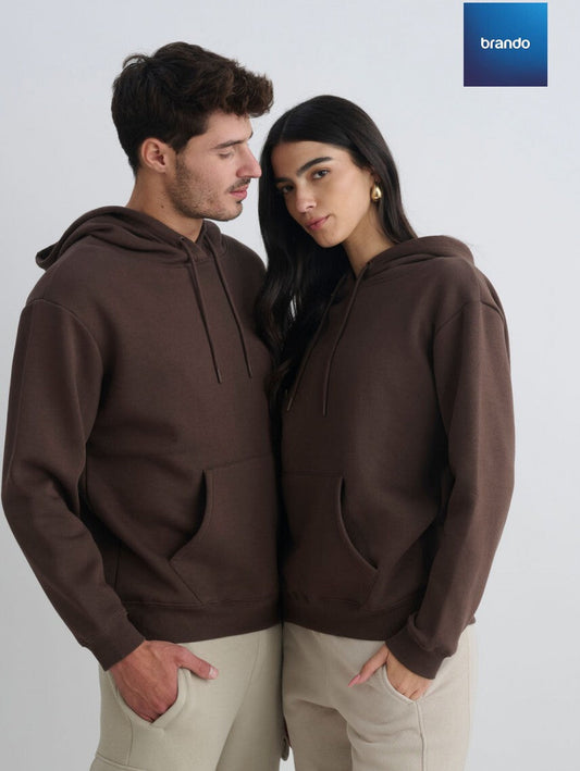 "Unisex Oversized Hoodie: Comfort & Style for Everyone" - Brown - 2 PC'S - Brando -  Basic Clothing for Men