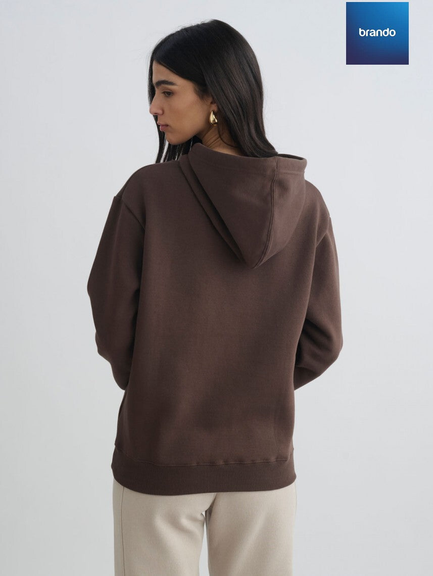 "Unisex Oversized Hoodie: Comfort & Style for Everyone" - Brown - 2 PC'S - Brando -  Basic Clothing for Men