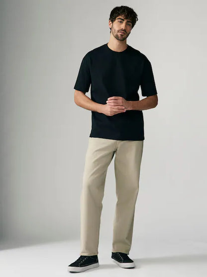 Black Relaxed Fit Heavyweight T-Shirts 3 Pack
