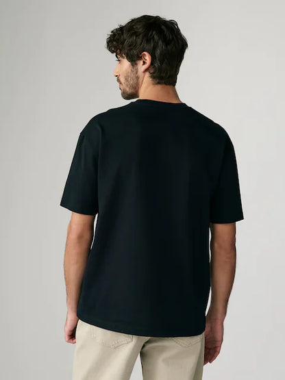 Black Relaxed Fit Heavyweight T-Shirts 3 Pack
