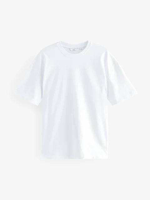 Black Relaxed Fit Heavyweight T-Shirts 3 Pack