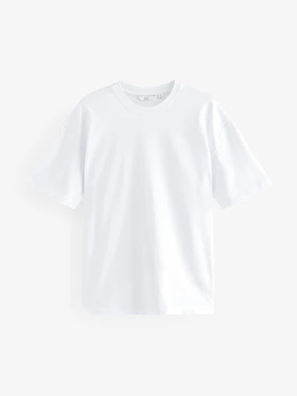 Black Relaxed Fit Heavyweight T-Shirts 3 Pack