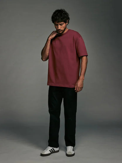 Black Relaxed Fit Heavyweight T-Shirts 3 Pack