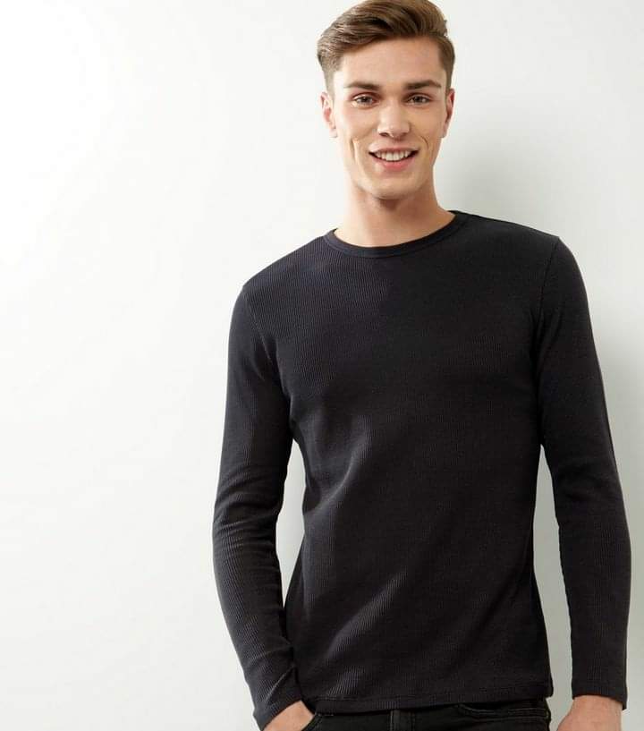 Long Sleeve 100% Cotton T-Shirts 4 Pack- Multi colors - Brando -  Basic Clothing for Men