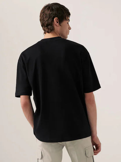Black Relaxed Fit Heavyweight T-Shirts 3 Pack