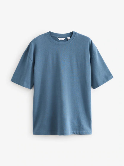 Black Relaxed Fit Heavyweight T-Shirts 3 Pack