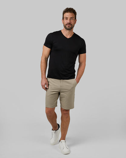 5-Pack - All Black Cotton 100% V-Neck
